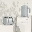 Vízforraló és kenyérpirító szett, 1,7 literes, 2200 W-os gyorsforraló termosztáttal