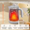 Vízforraló és kenyérpirító szett, 1,7 literes, 2200 W-os gyorsforraló termosztáttal
