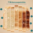 1,7 literes gyorsforraló és 4 szeletes kenyérpirító szett, tojásfőző 6 tojáshoz, jelzőfénnyel, fekete