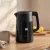 Elektromos vízforraló, 1,7 literes, gyorsforraló, 2200 W, LED kijelzővel, melegen tartó funkcióval, szárazon forralás elleni védelemmel, PTFE-mentes