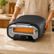 Beltéri pizzakemence, 12 hüvelykes elektromos pizzakemence 8 programmal, 430 °C, időzítő, kerámialapos, 2200 W