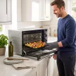 36 literes mini sütő légkeveréssel, 90–230 °C hőmérséklet-szabályozással, 1500 W