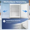 Mini-Gefrierschrank 59 l, Tisch-Gefrierschrank, Türanschlag wechselbar, Ablagen entnehmbar, Temp. einstellbar, Weiß