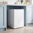Mini-Gefrierschrank 59 l, Tisch-Gefrierschrank, Türanschlag wechselbar, Ablagen entnehmbar, Temp. einstellbar, Weiß