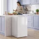 Mini-Gefrierschrank 85 L, kompakter Stand-Gefrierschrank mit wechselbarem Türanschlag und einstellbarer Temperatur, Weiß