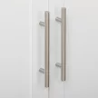 Konyhai zsúrkocsi/tálalókocsi/konyhasziget, 1 fűszertartó, 1 törölközőtartó, 109 cm x 40 cm x 89 cm, fehér