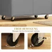 Konyhai zsúrkocsi fiókkal, szekrényrekesszel, törölközőtartóval, 106 x 42 x 87 cm, szürke/tölgy