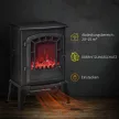 Elektromos álló kandalló, 2 hőfokozat, valósághű lánghatás, sokoldalú