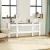 Radiátortakaró, léces kialakítású, állítható hosszúság 125-201 cm, MDF, fehér