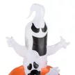 Felfújható Tök Szellem Halloween Dekorációs Figura LED Világítással, Poliészter, 120x120x180cm