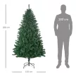 Műfenyő 180 cm, műfenyő 1000 tűvel, karácsonyfadísz fém állvánnyal, beltéri használatra