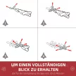 Mini-Weihnachtsbaum Ø40x90 cm, Kunstschnee, 60 LEDs, feuerfest, Kunststoff, Grün/Weiß
