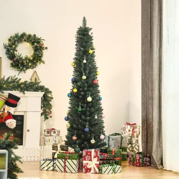   Karácsonyfa 180 cm, nagyon valósághű, 380 ág, tűzálló, stabil talp, zöld