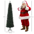 Karácsonyfa 180 cm, nagyon valósághű, 380 ág, tűzálló, stabil talp, zöld