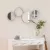 Spiegel-Set für Wanddekoration, Wandschmuck mit 4 runden Spiegeln, Wandspiegel, Flurspiegel,107 x 4 x 56 cm