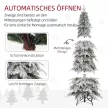 Műfenyő 180 cm, igazi karácsonyfa kinézetű, 600 sűrű ággal, műhóval, autóbeállóval