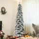 Műfenyő 210 cm, igazi karácsonyfa kinézetű, 800 sűrű ággal, műhóval, autóbeállóval