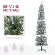 Karácsonyfa 210 cm, LED égősor, művilágítás, lángálló, fém talp, zöld