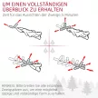 92 cm-es karácsonyfa, LED fények, hóágak, fenyőtobozok, lángálló, beton alap