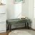 Kárpitozott pad kordbársony huzattal, ágypad fém lábakkal, cipőpad 100 x 36 x 45 cm Zöld