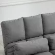 Padlófotel, fekvőfotel dönthető funkcióval, állítható háttámla, ülőpárna, relaxációs szék tévénézéshez, olvasáshoz, meditációs szék, laza kanapé, olvasószék meditációhoz, jógához, irodához, szürke