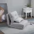  Bodensessel Klappmatratze Schlafmatte, 2-in-1-Design, abnehmbares Kissen, 60 x 80 x 56 cm, Grau