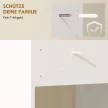  Badezimmerschrank Nischenschrank mit offen Regal, Badschrank für Badezimmer, kleine Räume, 64 x 60 x 97,5 cm, Weiß