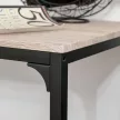 Bárasztal szett, bárasztal bárszék szettel, étkezőasztal 2 háttámlás székkel, konyhaasztal étkezőbe, konyha, natúr+fekete