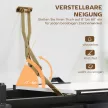  Höhenverstellbarer Zeichentisch, Arbeitstisch mit Hocker und Schubladen, Weiß