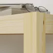 Pad, 3 fő részére, akár 330 kg-ig, fenyőfa, 175x33x45 cm