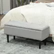 Tárolópad, 120 kg-ig, bársonyhatású, 95x38x45cm, szürke