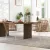  2-er-Set Stühle im Boho-Stil, Küchenstühle, PE-Rattan, 56 x 60 x 79 cm, Natur + Weiß