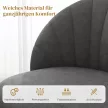 4 darabos étkezőszék szett, bársonyhatású konyhaszékek, acél lábak, karfa nélküli, szürke