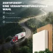Összecsukható étkezőasztal, konyhaasztal tárolóval 2-4 fő részére, összecsukható asztal kis helyiségekbe, étkező, 160 x 60 x 75 cm, fehér