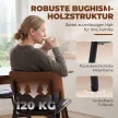 Étkezőszékek, 2 darabos szett, konyhai székek, modern kárpitozott szék műbőr üléssel, ívelt háttámlával