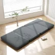 3 az 1-ben összecsukható relaxfotel, vendégmatrac, osztható, 138 cm széles, sötétszürke