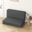 3 az 1-ben összecsukható relaxfotel, vendégmatrac, osztható, 138 cm széles, sötétszürke