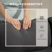 Állítható kanapéágy, L alakú vendégkanapé ágyfunkcióval, tárolóhellyel, párnákkal, nappaliba, vendégszobába, sötétszürke