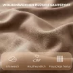 Dönthető fotel, 360°-ban forgatható, felhőszerű bársonyhuzattal, széles ülőfelülettel, nappaliba, khaki