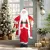  Weihnachtsmann 1,15 m stehende Weihnachtsmann mit Geschenk- und Weihnachtsglock Indoor, Rot