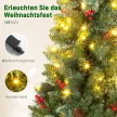 Műfenyő 120 cm, műfenyő 100 LED égővel, 8 üzemmóddal, 214 égővel