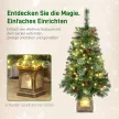 Műfenyő 120 cm, műfenyő 100 LED égővel, 8 üzemmóddal, 214 égővel