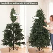 Műfenyő, valósághű fröccsöntött fenyőfa 1237 tűvel és fém talppal, 180 cm, zöld