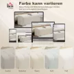Modern hálószobai pad, kárpitozott pad fa vázzal, teherbírás akár 220 kg, lábtartó, krémfehér