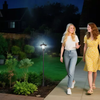  Napelemes kerti lámpa LED 30 lumen napelemes lámpa földre szerelhető tüske 120 cm fekete