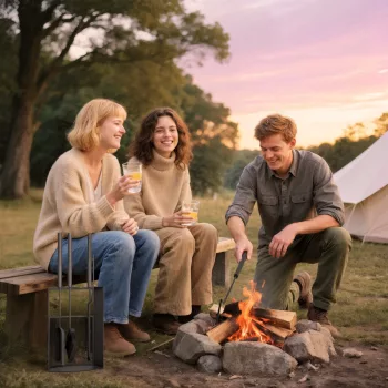    Kaminbesteck Set 5teilig Kaminzubehör mit Besen, Schaufel, Schürhaken Zange Ständer Metall, Schwarz