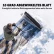 Nagy, 95 cm-es extra széles alumínium hólapát kerekekkel, állítható és csúszásmentes nyéllel, döntött