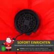 Felfújható karácsonyfadísz, kültéri karácsonyfadísz, fúvóval együtt, 1,2 m, piros + fehér