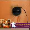 Halloween Felfújható Szellem Légfigura Világító Dekoráció 120/240 cm (Felfújható Kísértetfa)