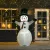  Schneemann Weihnachtsdekoration Weihnachtsdeko, inkl. Gebläse, bunte LED's, selbstaufblasend 1, m, Mehrfarbig